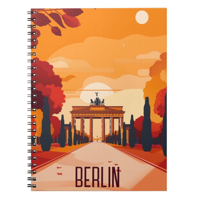 Travel to Berlin Notebook (Front)