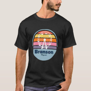 Travel To Branson Vacation In Missouri Hiking Camp T-Shirt