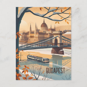Travel to Budapest Postcard