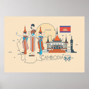 Travel to Cambodia Poster