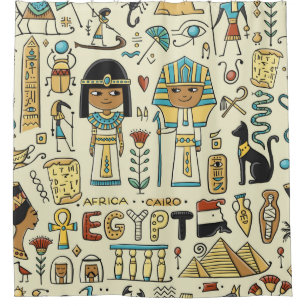 Travel to Egypt. Seamless pattern