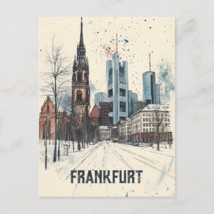 Travel to Frankfurt am Main Germany Postcard
