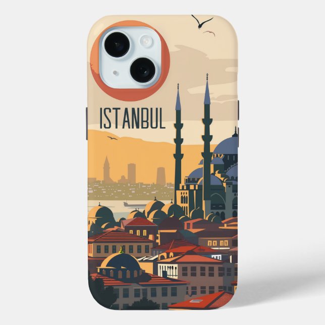 Travel to Istanbul Case-Mate iPhone Case (Back)