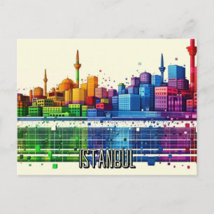 Travel to Istanbul Postcard