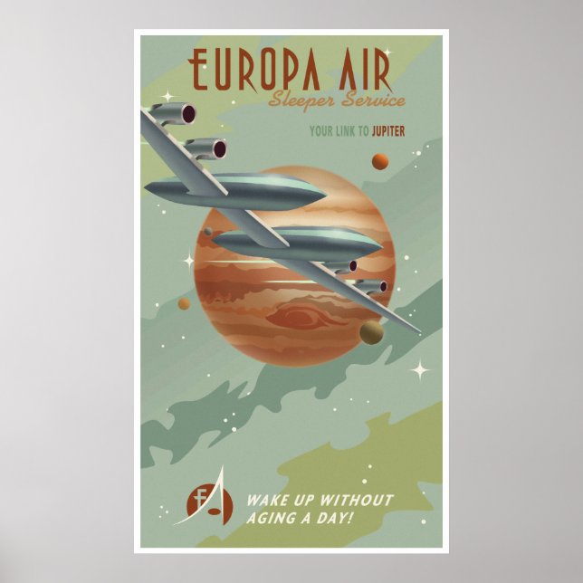 Travel to Jupiter Poster (Front)