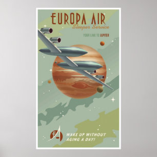 Travel to Jupiter Poster