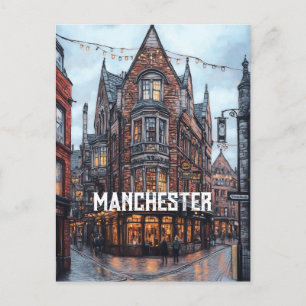 Travel to Manchester United Kingdom Postcard