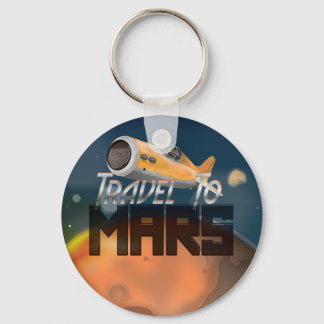 Travel To Mars Keychain