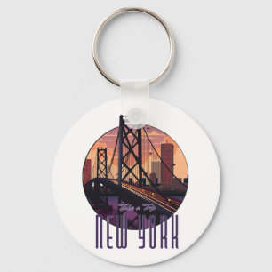 Travel To New York Keychain