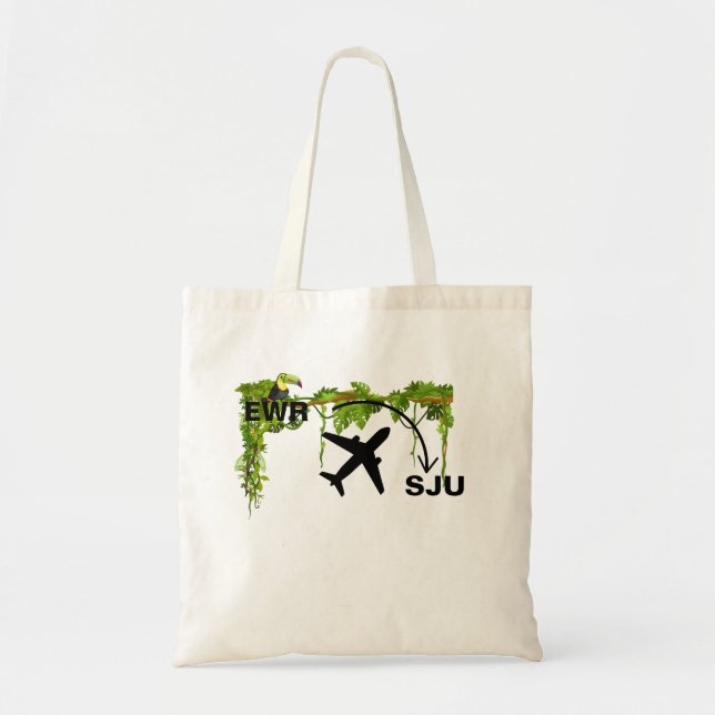 Travel to San Juan Puerto Rico Tote Bag (Front)