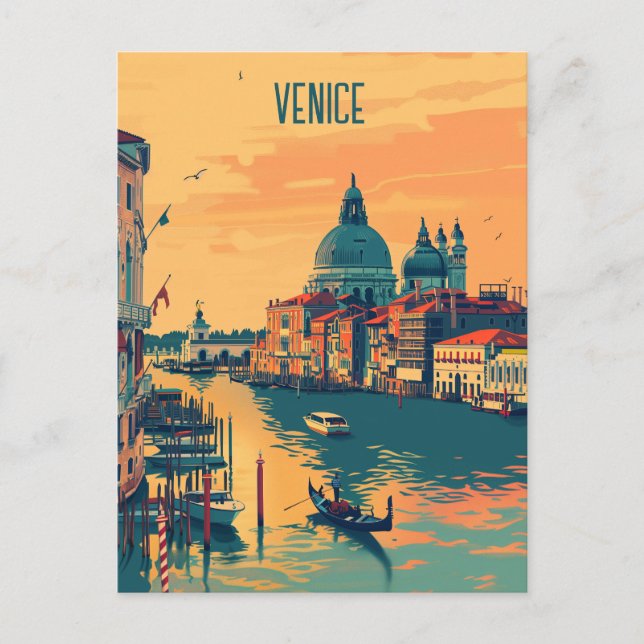 Travel to Venice Postcard (Front)