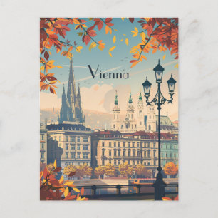 Travel to Vienna Postcard