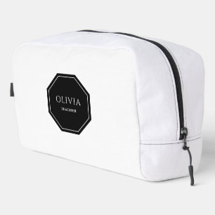 Travel Toiletry Bag Featuring Your Name and Title