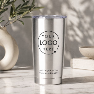 Travel Tumbler   Custom Business Logo Coffee Cup