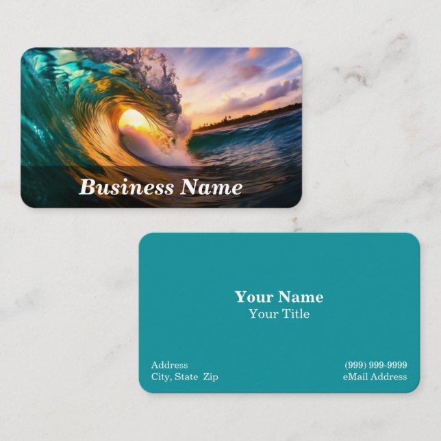 Travel / Vacation Business Card (Front/Back)