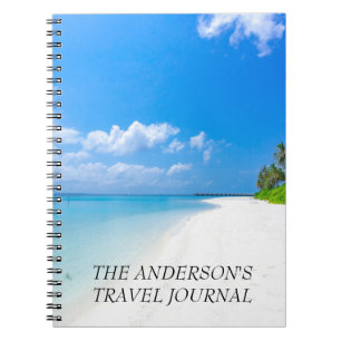 Travel Vacation Journal Personalized