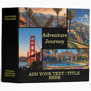 Travel vacation Photo Collage – Adventure Journey Binder