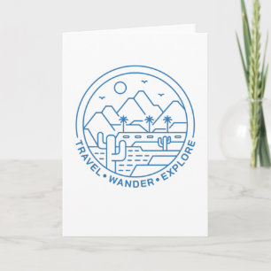 Travel Wander Explore Card