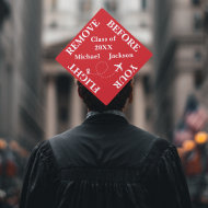 Travel Wanderlust Adventure Airplane Graduation Cap Topper