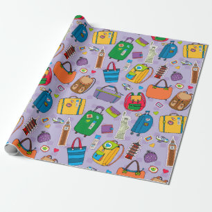 Travel Wrapping Paper