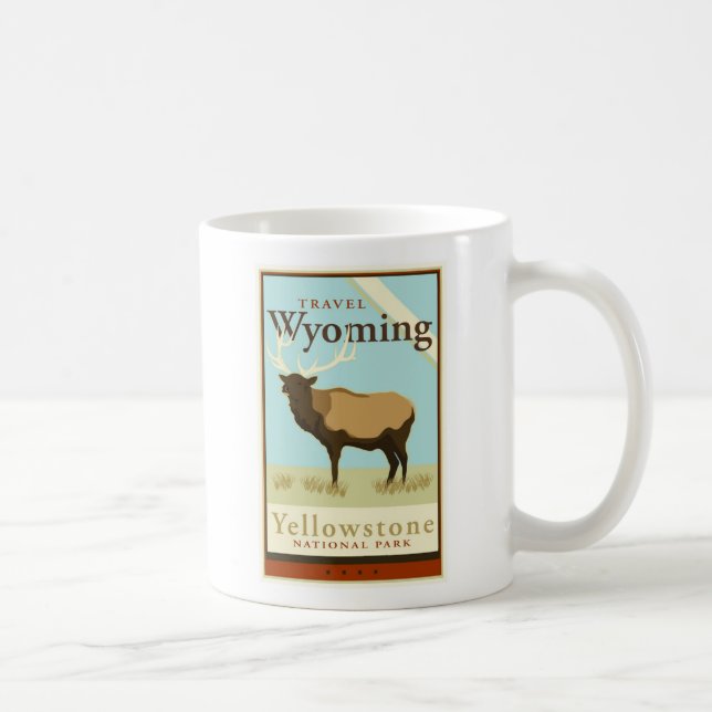 Travel Wyoming Coffee Mug (Right)