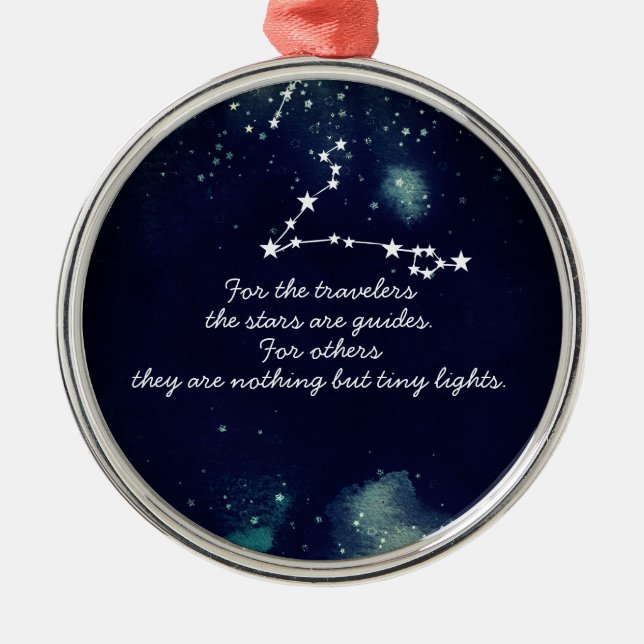 Travelers and Stars - Ceramic Ornament (Front)