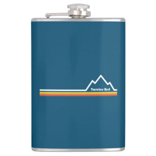 Travelers Rest South Carolina Hip Flask