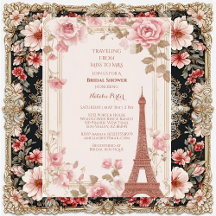 Traveling from Miss to Mrs Bridal Shower Paris