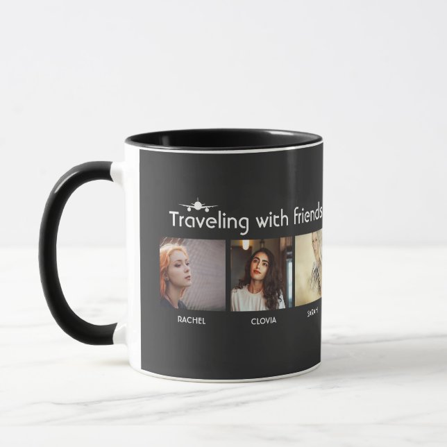 Traveling with friends mug (Left)