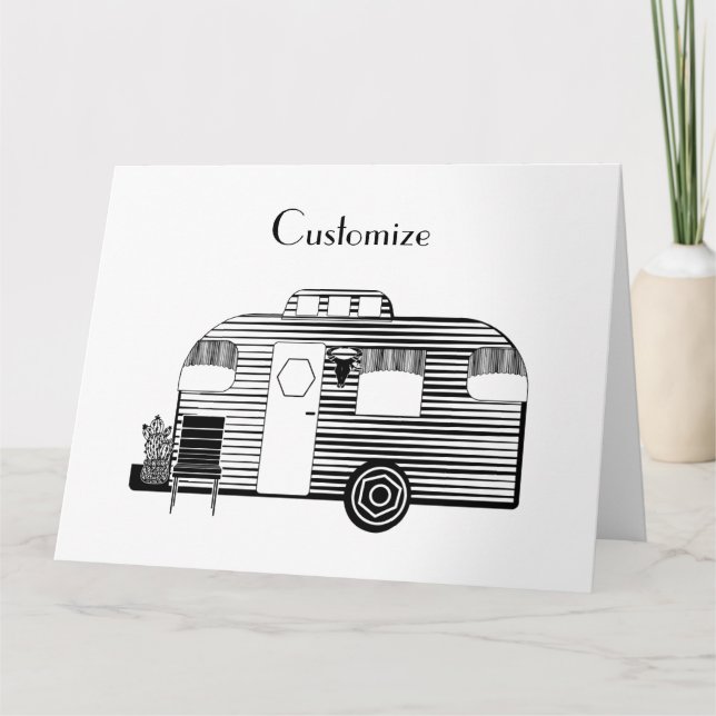 Traveller Camper Caravan Thunder_Cove Card (Front)