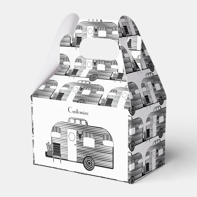 Traveller Camper Caravan Thunder_Cove Favor Box (Front Side)