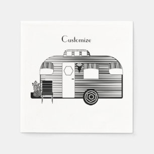 Traveller Camper Caravan Thunder_Cove Napkin