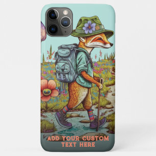 Traveller Fox Wildflower Cottagecore Floral Custom iPhone 11 Pro Max Case