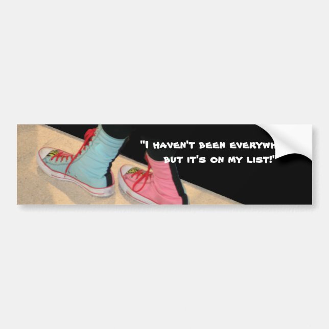Traveller's Bumper Sticker (Front)