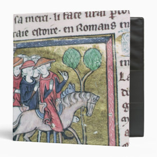 Travellers, from the Roman de Jules Cesar Binder