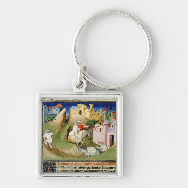 Travellers outside Peking with Odorico Keychain (Front)