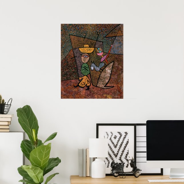 Travelling Circus by Paul Klee Poster (Home Office)