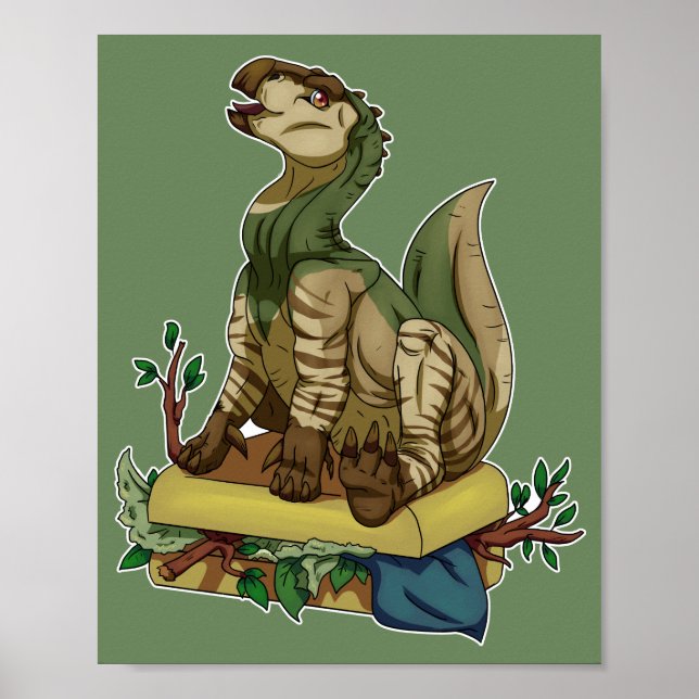 Travelling Dinosaur Poster (Front)