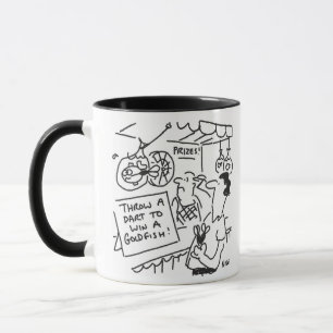 Travelling Fairground Stall Darts Game Mug