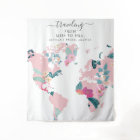 Travelling From Miss To Mrs Bridal Backdrop