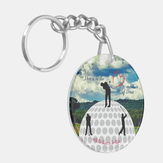 Travelling Fun - Alabama Golfers Keychain (Front Left)