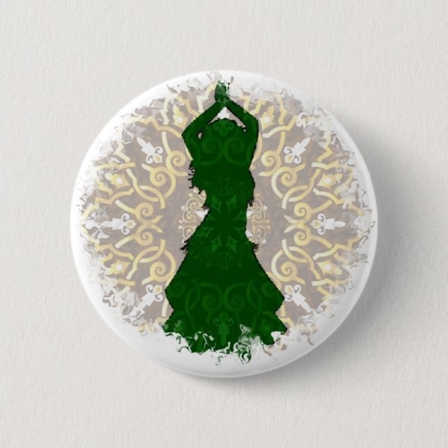 Travelling Hips Logo 2 Inch Round Button (Front)