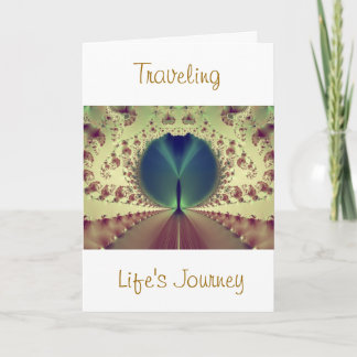 Travelling Life's Journey Greeting Card
