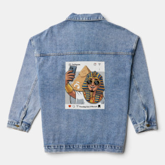Travelling Like a Pharaoh Denim Jacket