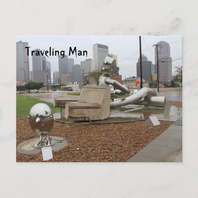 Travelling Man # 1 Postcard (Front)