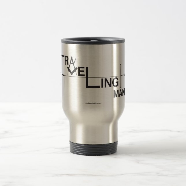 Travelling Man Commuter Mug (Center)