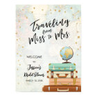 Travelling Miss to Mrs Travel Bridal Shower Welcom