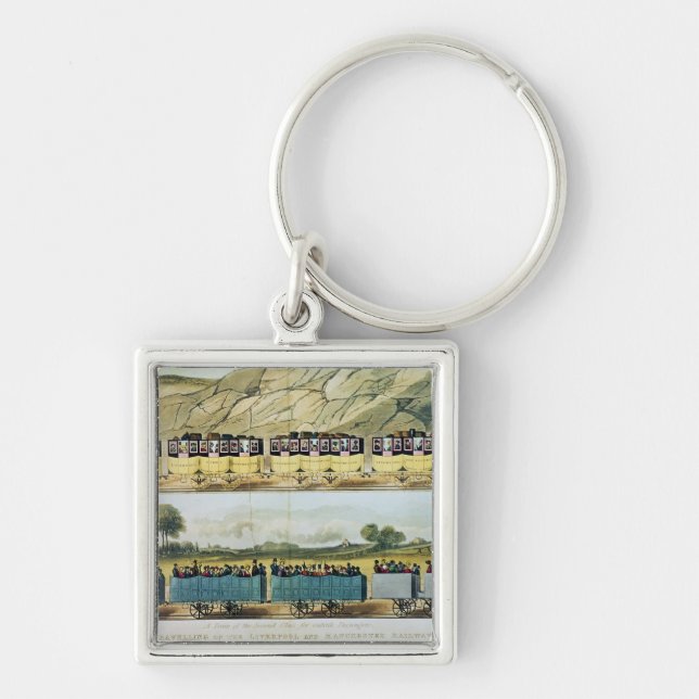 Travelling on the Liverpool and Manchester Keychain (Front)