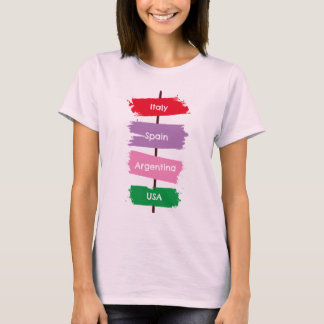 Travelling spain italy women's T-Shirt