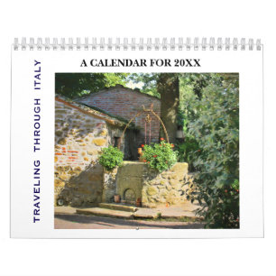 Travelling Through Italy 20XX Calendar
